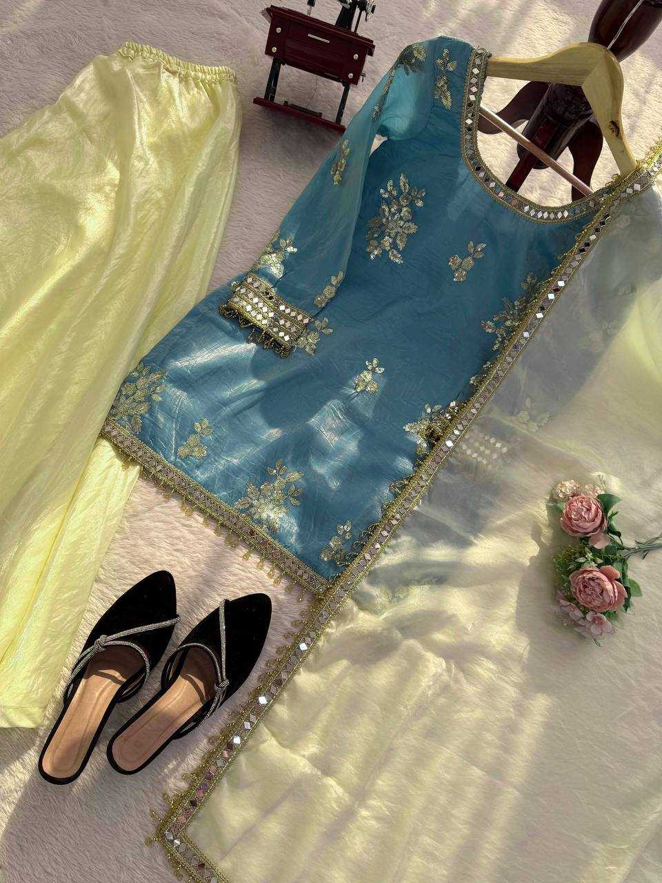 Ynf FENDY RIN162 5989 Suits & Dresses Wholesale Palazzo Suit Party wear suits Designer Suits Manufacturer- Kapda Export