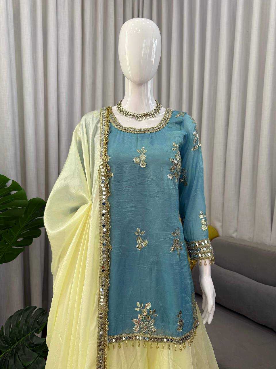 Ynf FENDY RIN162 5989 Suits & Dresses Wholesale Palazzo Suit Party wear suits Designer Suits Manufacturer- Kapda Export