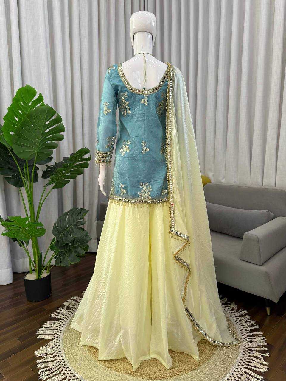 Ynf FENDY RIN162 5989 Suits & Dresses Wholesale Palazzo Suit Party wear suits Designer Suits Manufacturer- Kapda Export