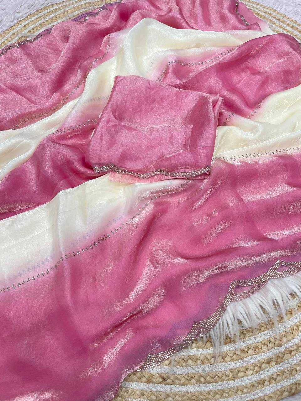 Ynf FENDY RIN230 626 Sarees Wholesale Party Wear Sarees Ajrakh Sarees Satin Sarees Manufacturer- Kapda Export
