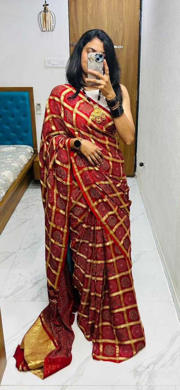 Ynf Gajji Silk KESH576 269 Sarees Festive Collections Wholesale Bandhani Bandhej Sarees Traditional Sarees Silk Sarees Manufacturer- Kapda Export