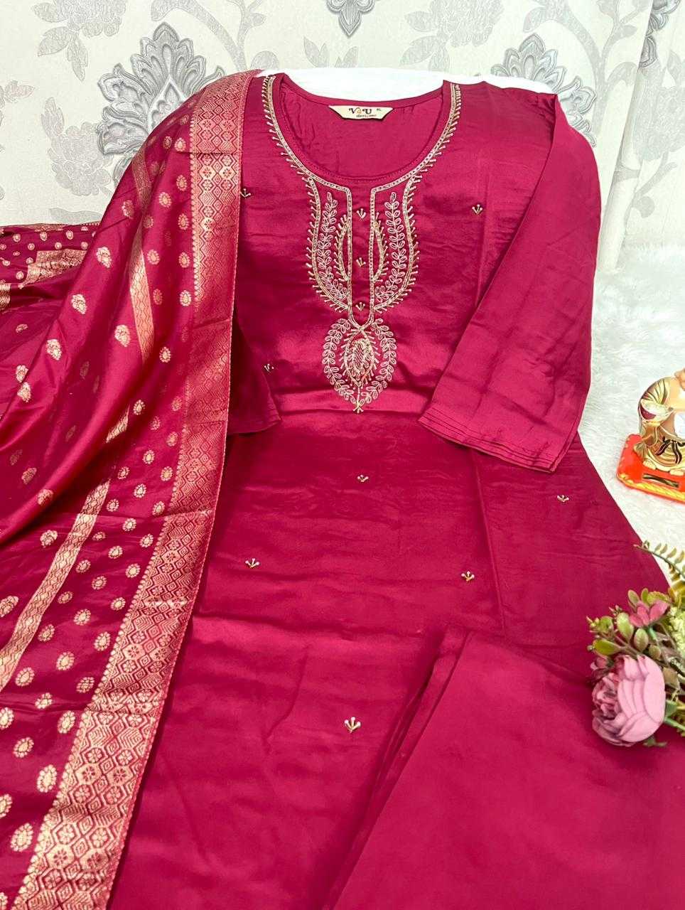 Ynf Gajji Silk KESH594 Aafra Kurti Plus Size Collections Wholesale Silk Kurtis Handloom Kurtis Kurti With Pants Manufacturer- Kapda Export