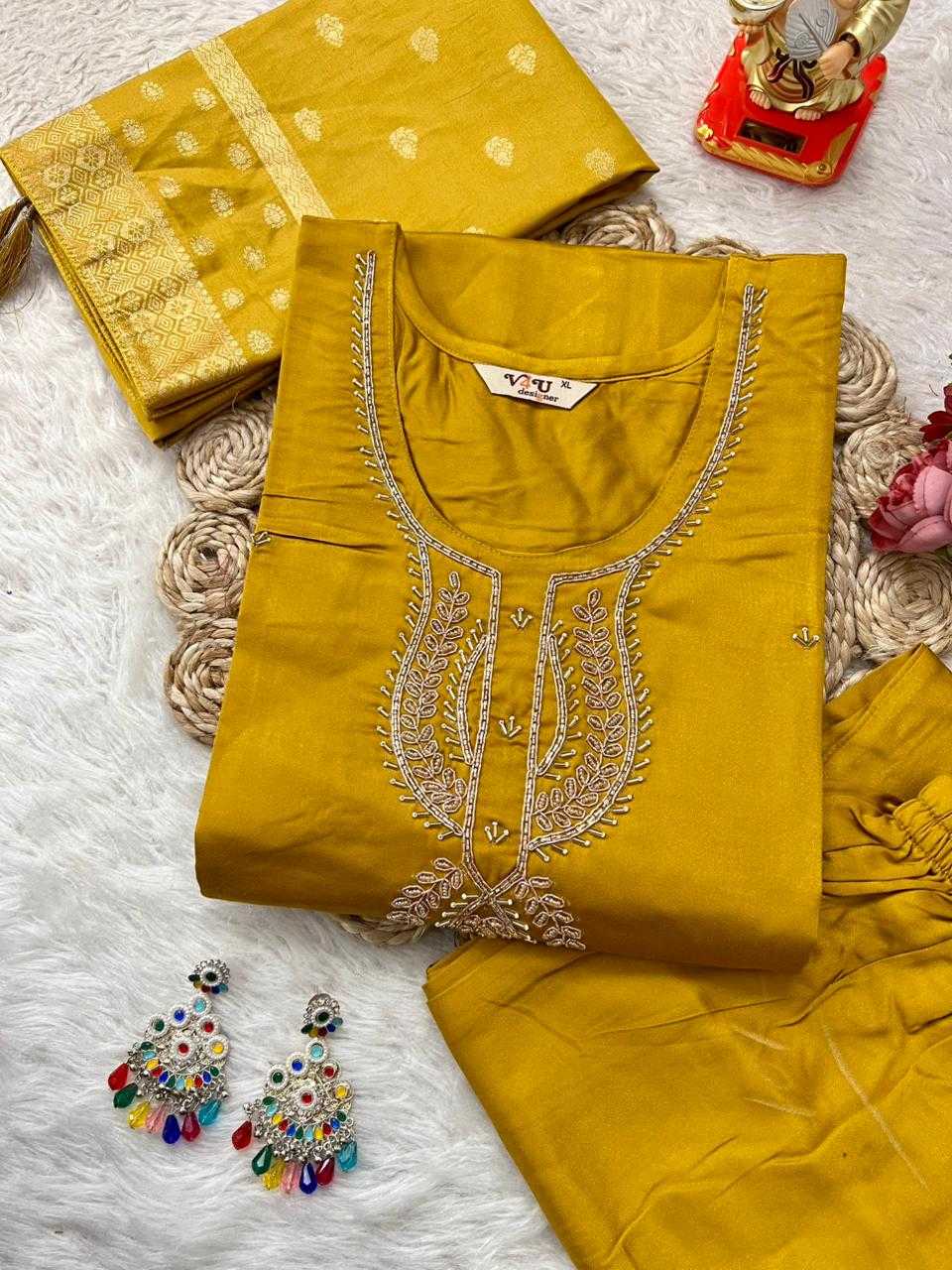 Ynf Gajji Silk KESH594 Aafra Kurti Plus Size Collections Wholesale Silk Kurtis Handloom Kurtis Kurti With Pants Manufacturer- Kapda Export