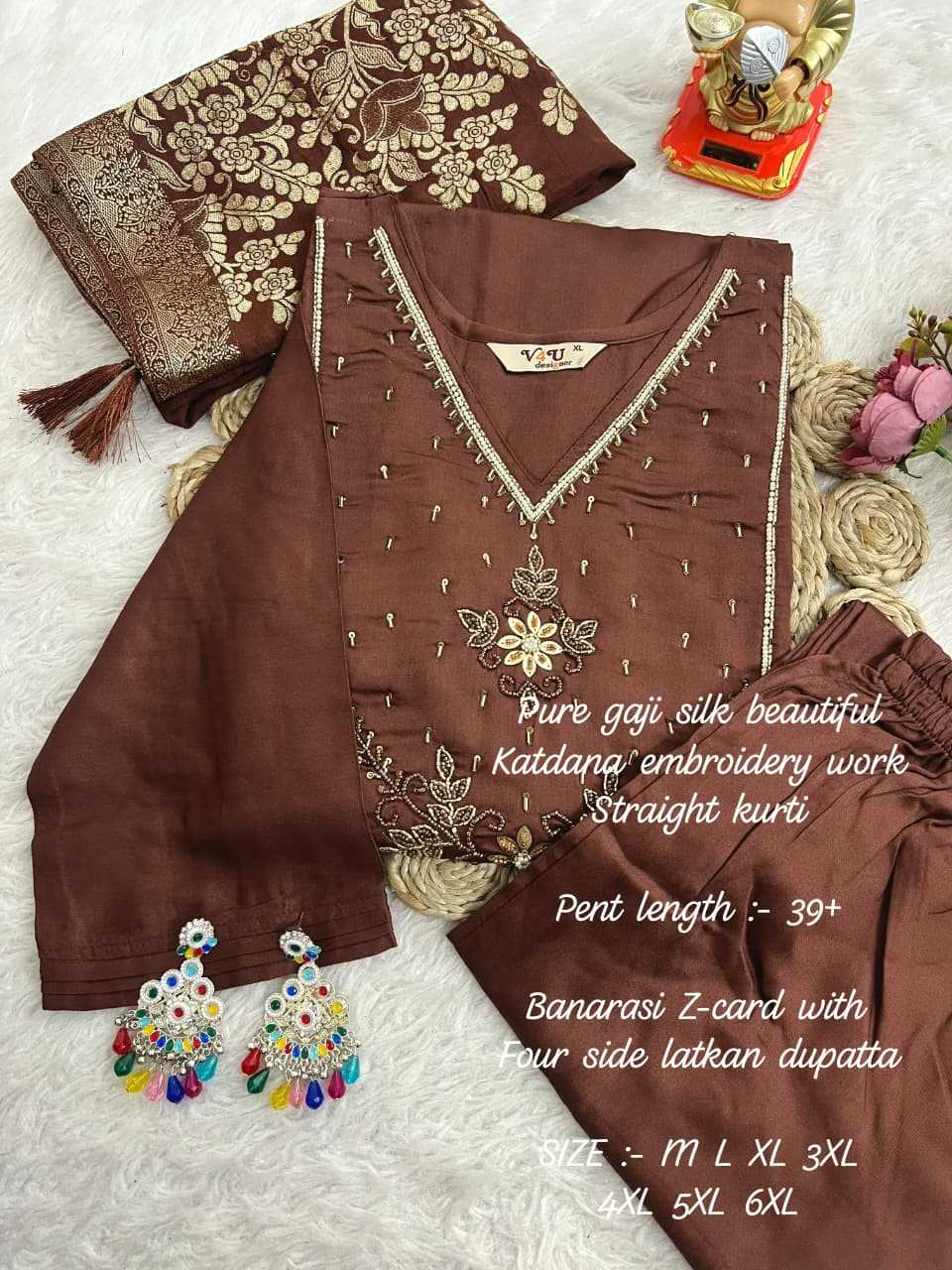 Ynf Gajji Silk KESH594 Hiral Kurti Plus Size Collections Wholesale Designer Kurtis Silk Kurtis Handloom Kurtis Manufacturer- Kapda Export