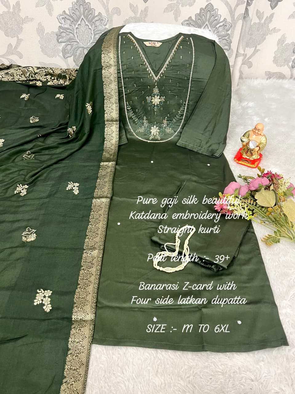 Ynf Gajji Silk KESH594 Hiral Kurti Plus Size Collections Wholesale Designer Kurtis Silk Kurtis Handloom Kurtis Manufacturer- Kapda Export