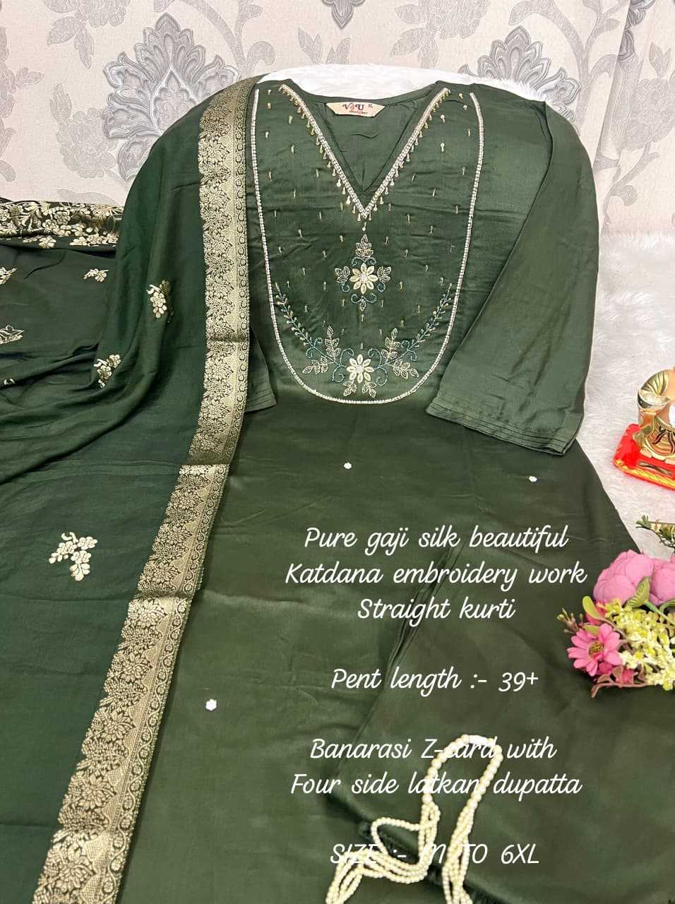 Ynf Gajji Silk KESH594 Hiral Kurti Plus Size Collections Wholesale Designer Kurtis Silk Kurtis Handloom Kurtis Manufacturer- Kapda Export