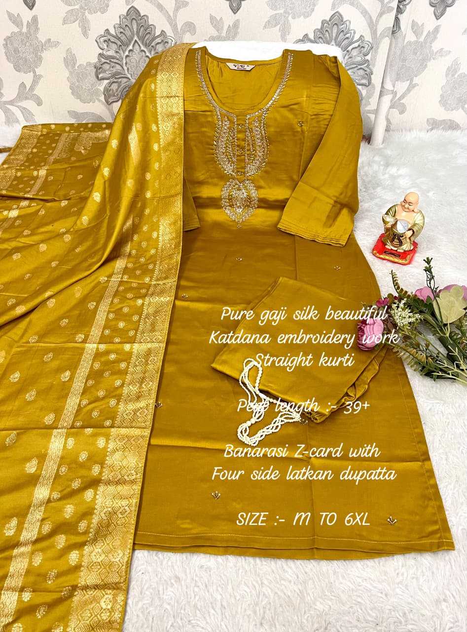 Ynf Gajji Silk KESH594 Hiral Kurti Plus Size Collections Wholesale Designer Kurtis Silk Kurtis Handloom Kurtis Manufacturer- Kapda Export