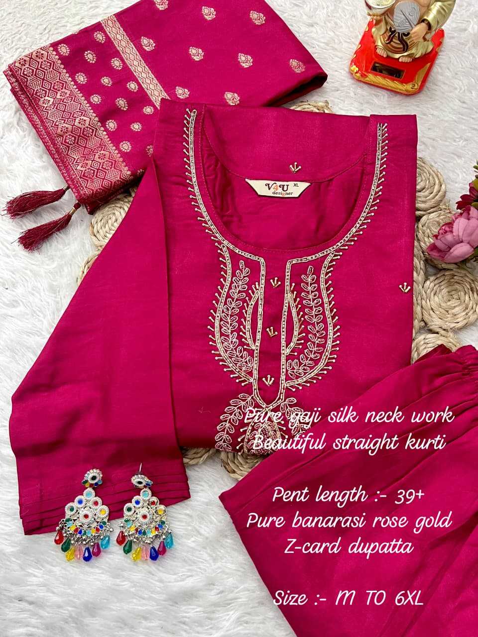 Ynf Gajji Silk KESH594 Mrunal Kurti Plus Size Collections Wholesale Designer Kurtis Silk Kurtis Handloom Kurtis Manufacturer- Kapda Export