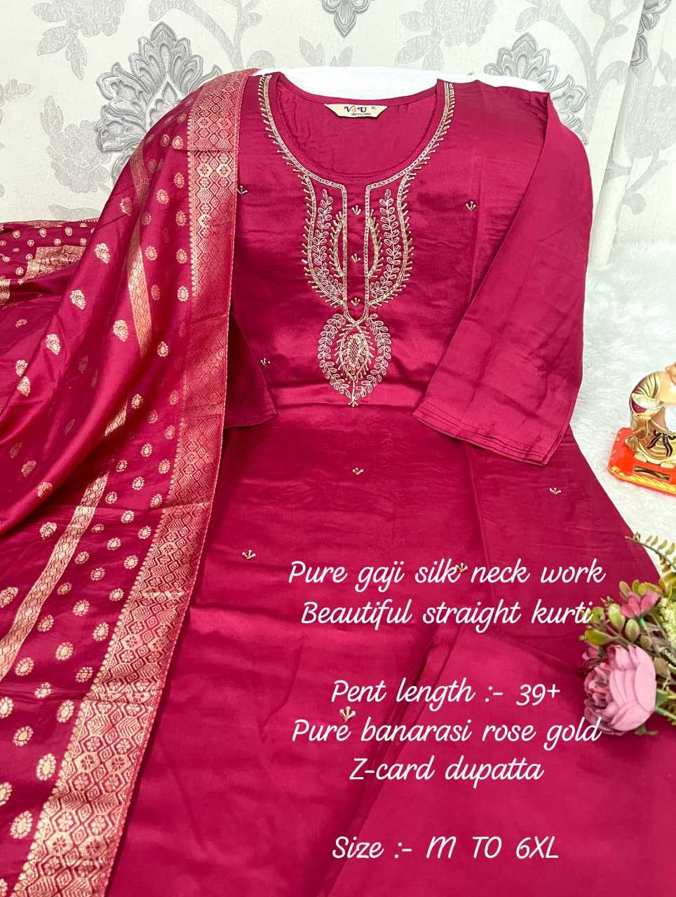 Ynf Gajji Silk KESH594 Mrunal Kurti Plus Size Collections Wholesale Designer Kurtis Silk Kurtis Handloom Kurtis Manufacturer- Kapda Export