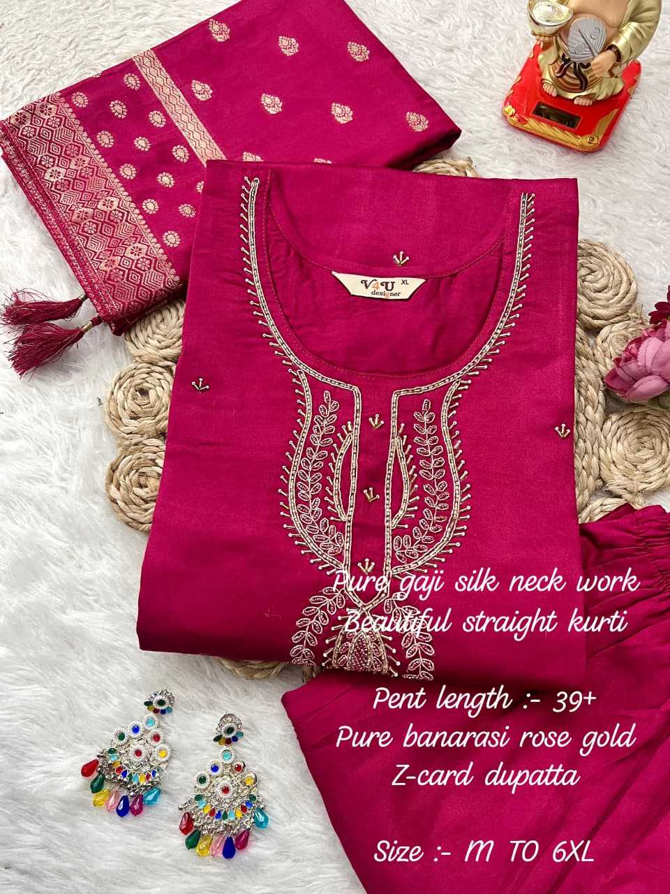 Ynf Gajji Silk KESH594 Mrunal Kurti Plus Size Collections Wholesale Designer Kurtis Silk Kurtis Handloom Kurtis Manufacturer- Kapda Export