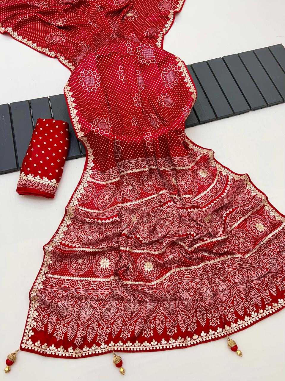 Ynf Gajji Silk KESH649 Aima Silk Sarees Wholesale Gajji Modal Sarees Printed Silk Saree Designer Silk Sarees Manufacturer- Kapda Export