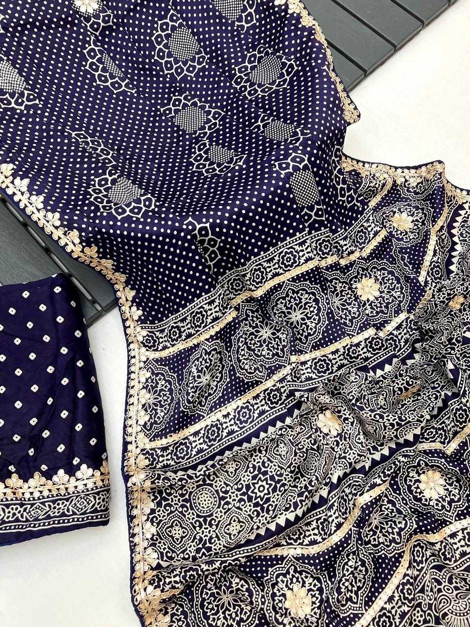 Ynf Gajji Silk KESH649 Aima Silk Sarees Wholesale Gajji Modal Sarees Printed Silk Saree Designer Silk Sarees Manufacturer- Kapda Export