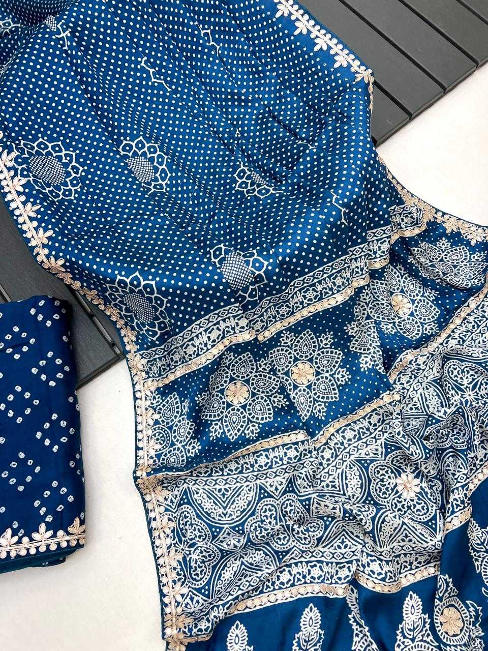 Ynf Gajji Silk KESH649 Aima Silk Sarees Wholesale Gajji Modal Sarees Printed Silk Saree Designer Silk Sarees Manufacturer- Kapda Export