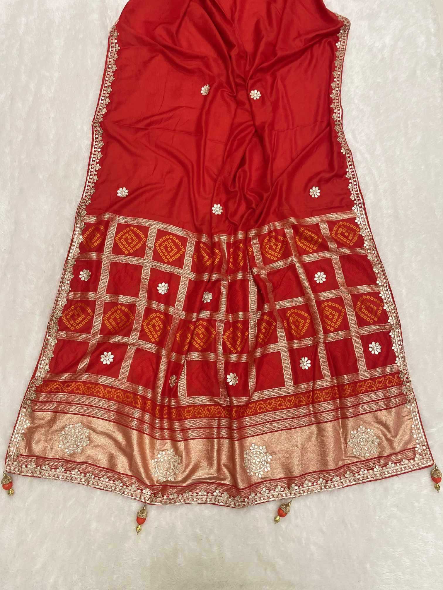 Ynf Gajji Silk KESH649 Ajra Silk Sarees Wholesale Gajji Modal Sarees Printed Silk Saree Designer Silk Sarees Manufacturer- Kapda Export