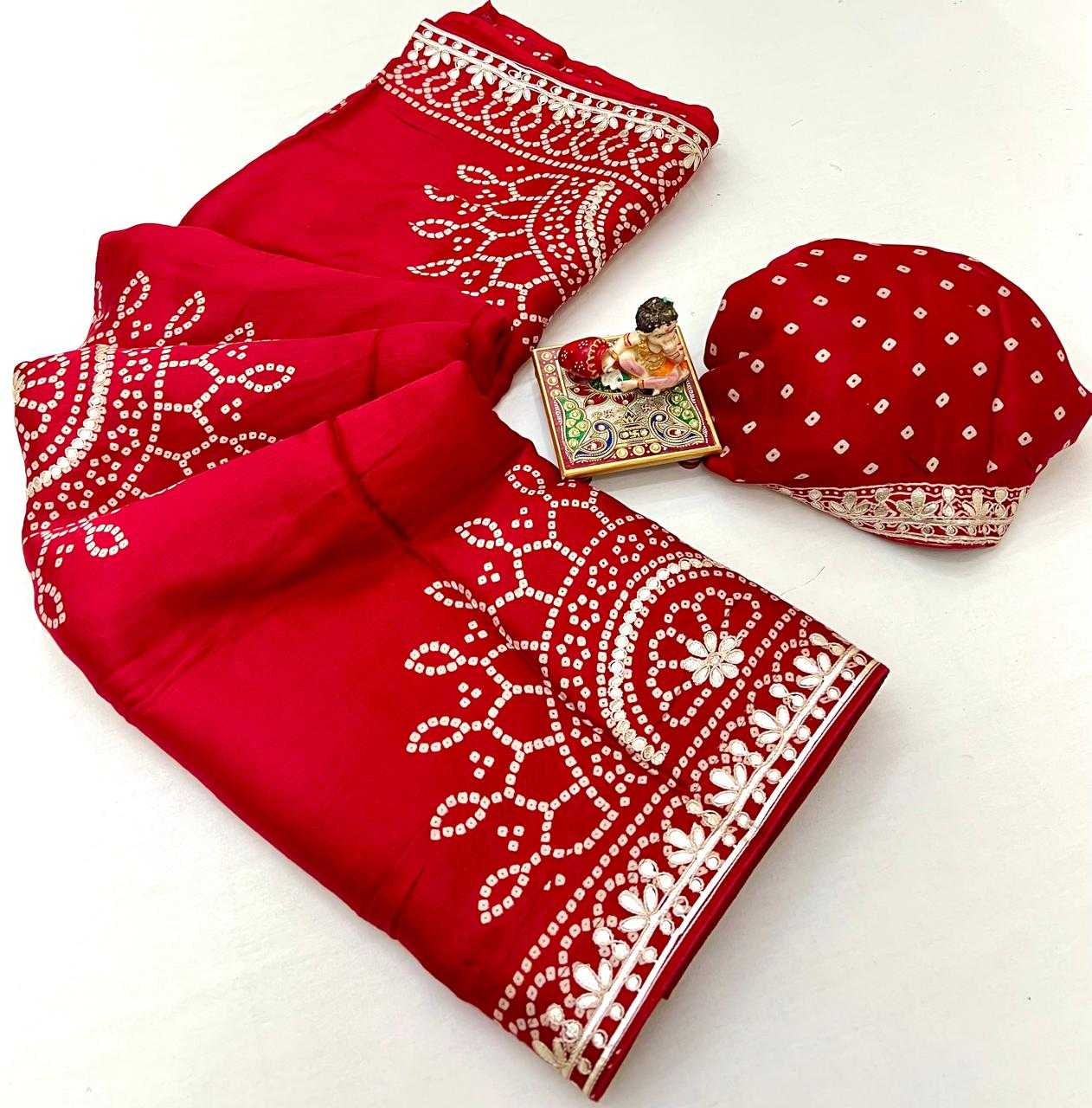 Ynf Gajji Silk KESH649 Amodita Silk Sarees Wholesale Gajji Modal Sarees Printed Silk Saree Designer Silk Sarees Manufacturer- Kapda Export