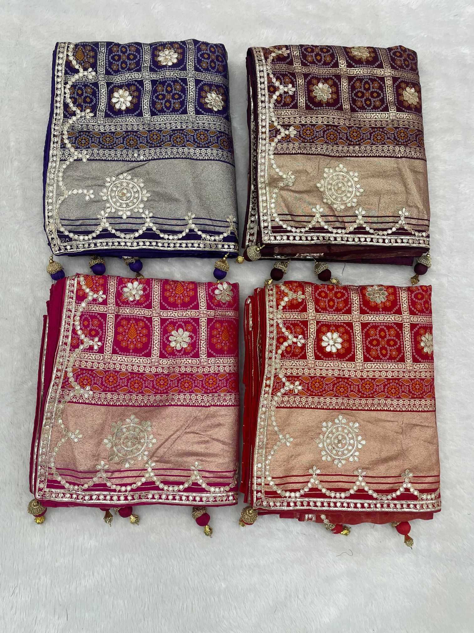 Ynf Gajji Silk KESH649 Antra Silk Sarees Wholesale Gajji Modal Sarees Brocade Sarees Printed Silk Saree Manufacturer- Kapda Export