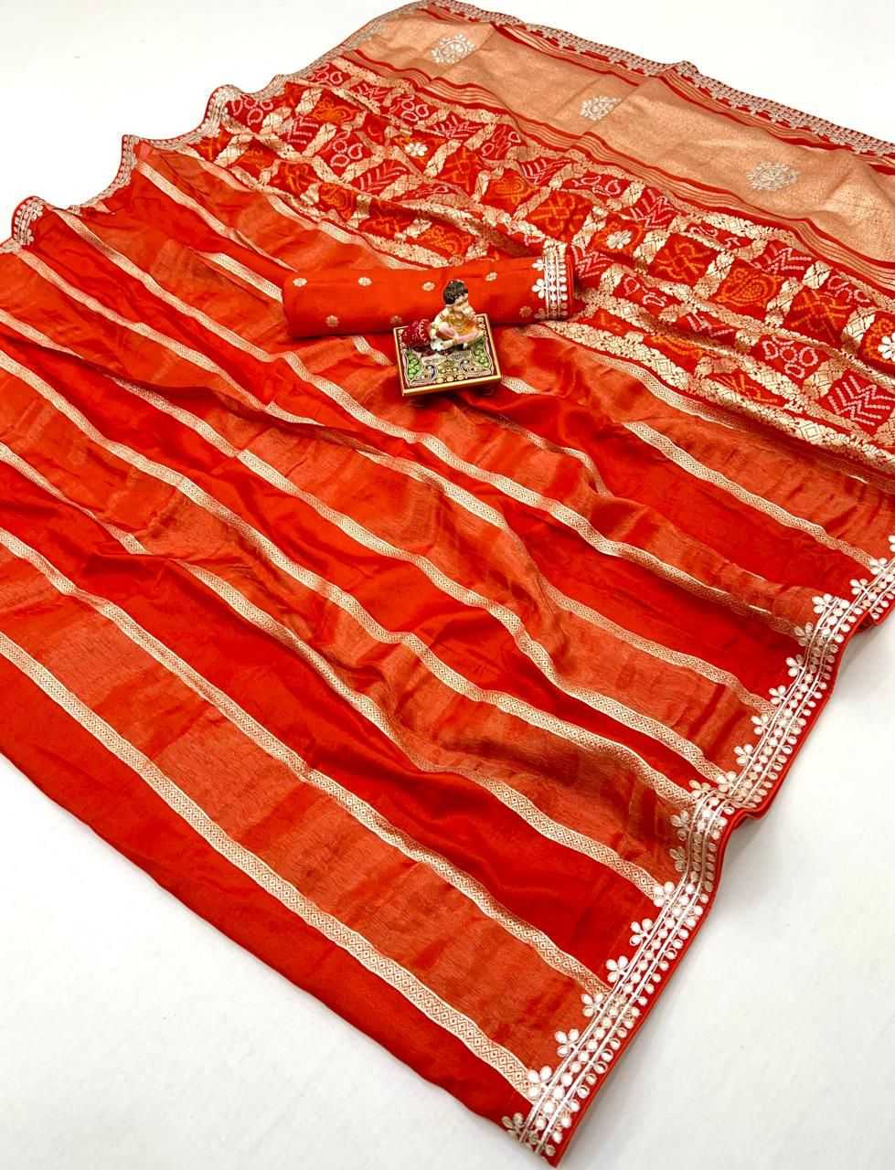 Ynf Gajji Silk KESH649 Arina Silk Sarees Wholesale Gajji Modal Sarees Printed Silk Saree Festival Silk Sarees Manufacturer- Kapda Export