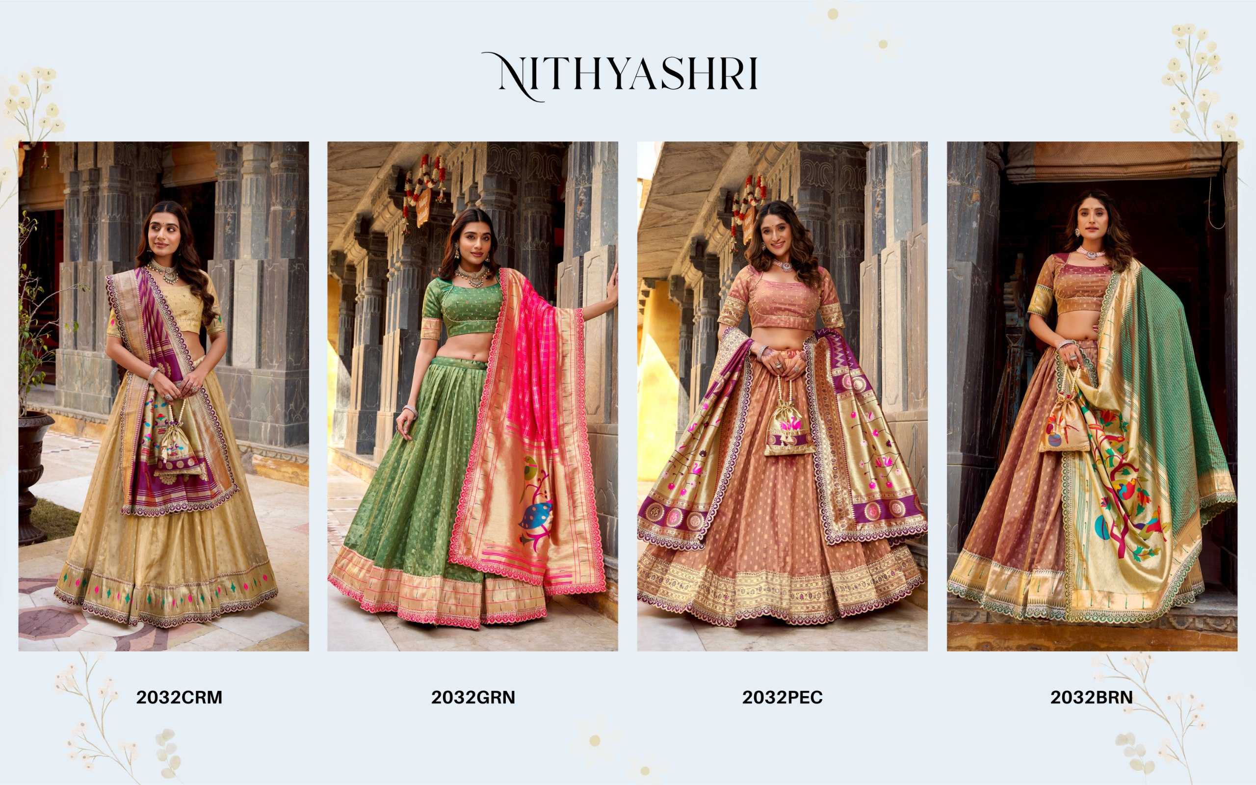 Ynf Galaxy Simmer KESH134 NITHYASHRI Lehengas Wholesale Fancy Lehenga Embroidered Lehenga Zari Work Lehenga Manufacturer- Kapda Export