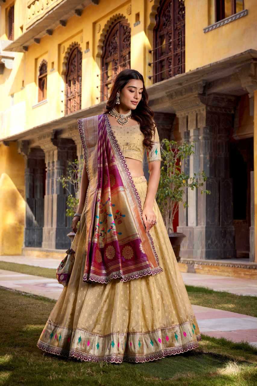 Ynf Galaxy Simmer KESH134 NITHYASHRI Lehengas Wholesale Fancy Lehenga Embroidered Lehenga Zari Work Lehenga Manufacturer- Kapda Export