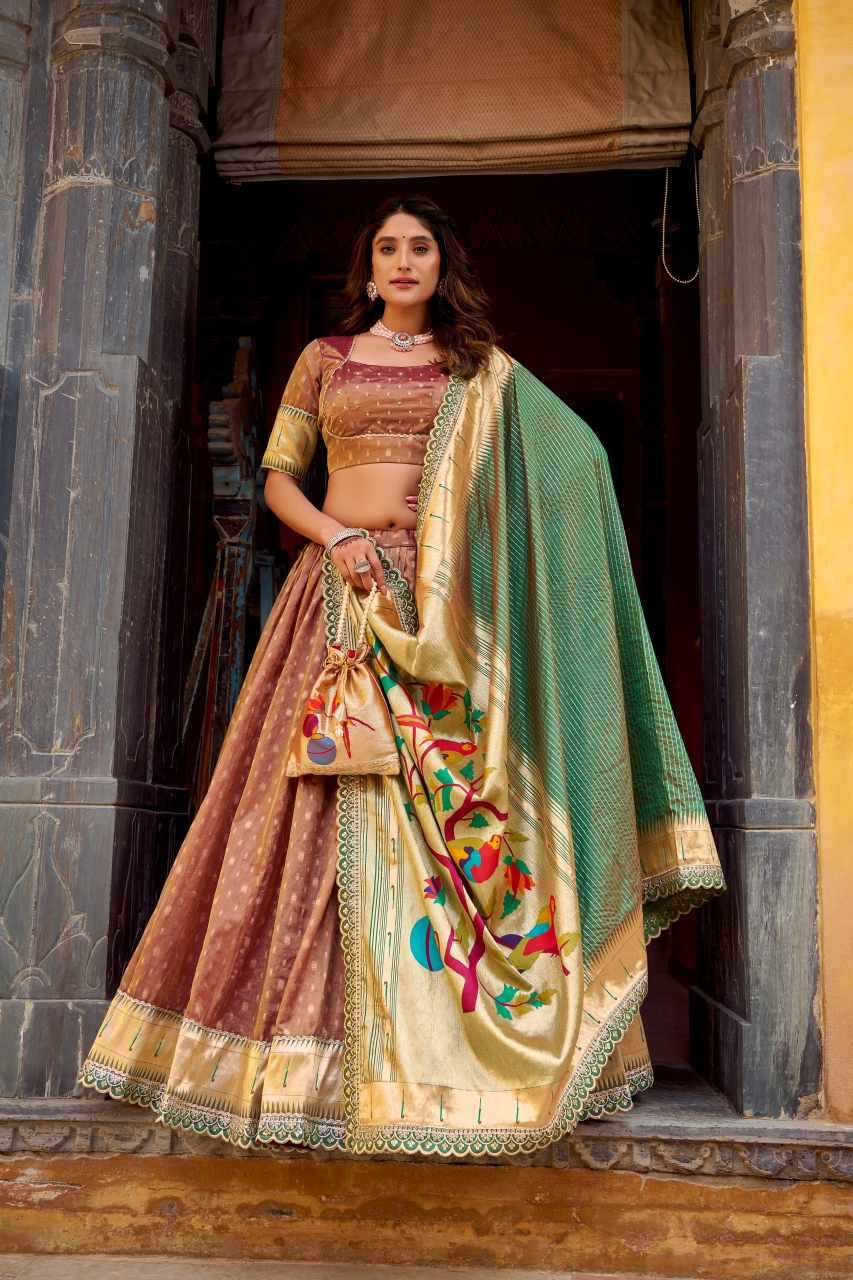 Ynf Galaxy Simmer KESH134 NITHYASHRI Lehengas Wholesale Fancy Lehenga Embroidered Lehenga Zari Work Lehenga Manufacturer- Kapda Export