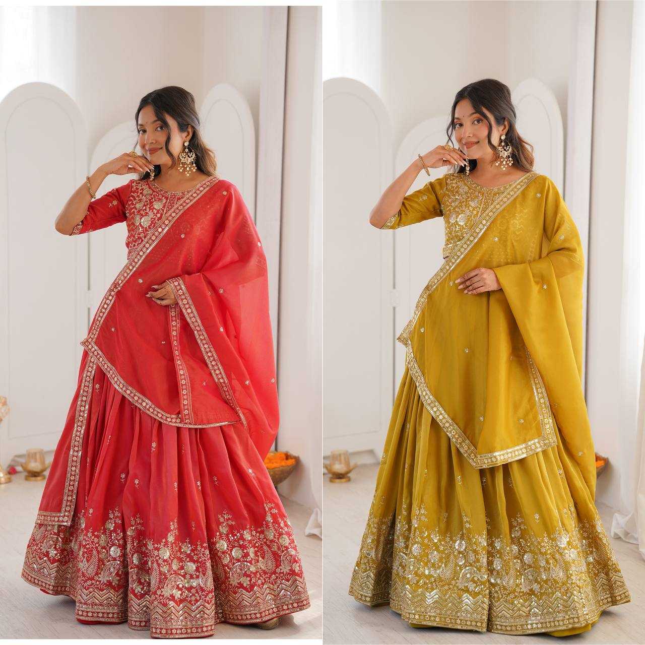 Ynf Galaxy Simmer RIN133 70 Lehengas Wholesale Designer Lehenga Wedding Lehenga Sequins Lehenga Manufacturer- Kapda Export