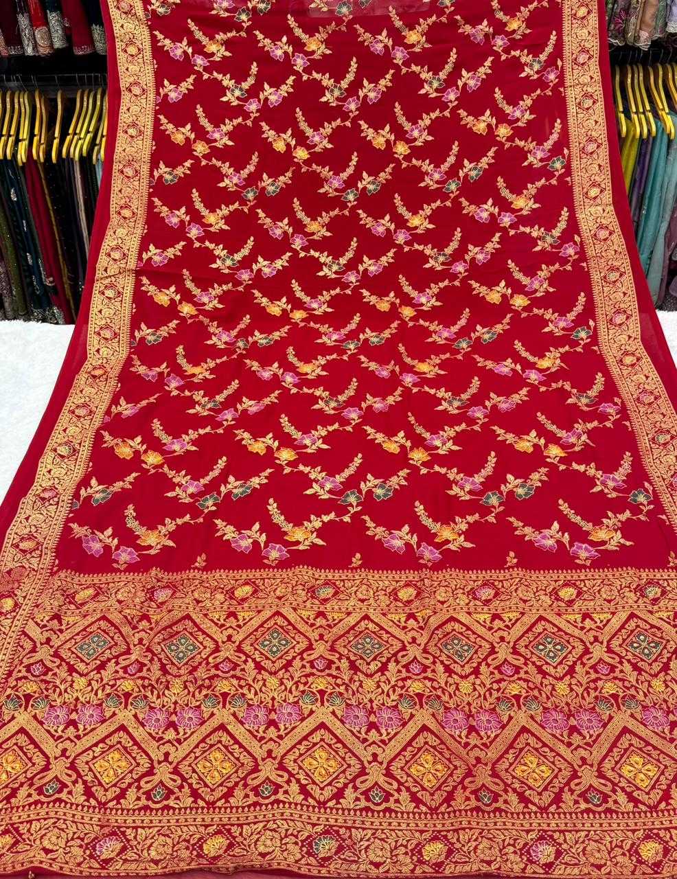 Ynf Georgette KESH114 NEPAL Sarees Festive Collections Wholesale Printed Sarees Georgette Sarees Festive Sarees Manufacturer- Kapda Export