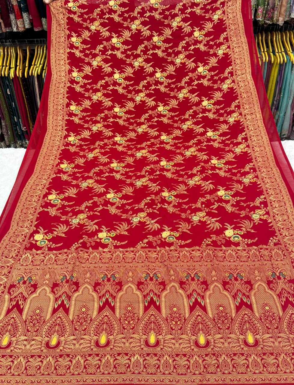 Ynf Georgette KESH114 NEPAL Sarees Festive Collections Wholesale Printed Sarees Georgette Sarees Festive Sarees Manufacturer- Kapda Export