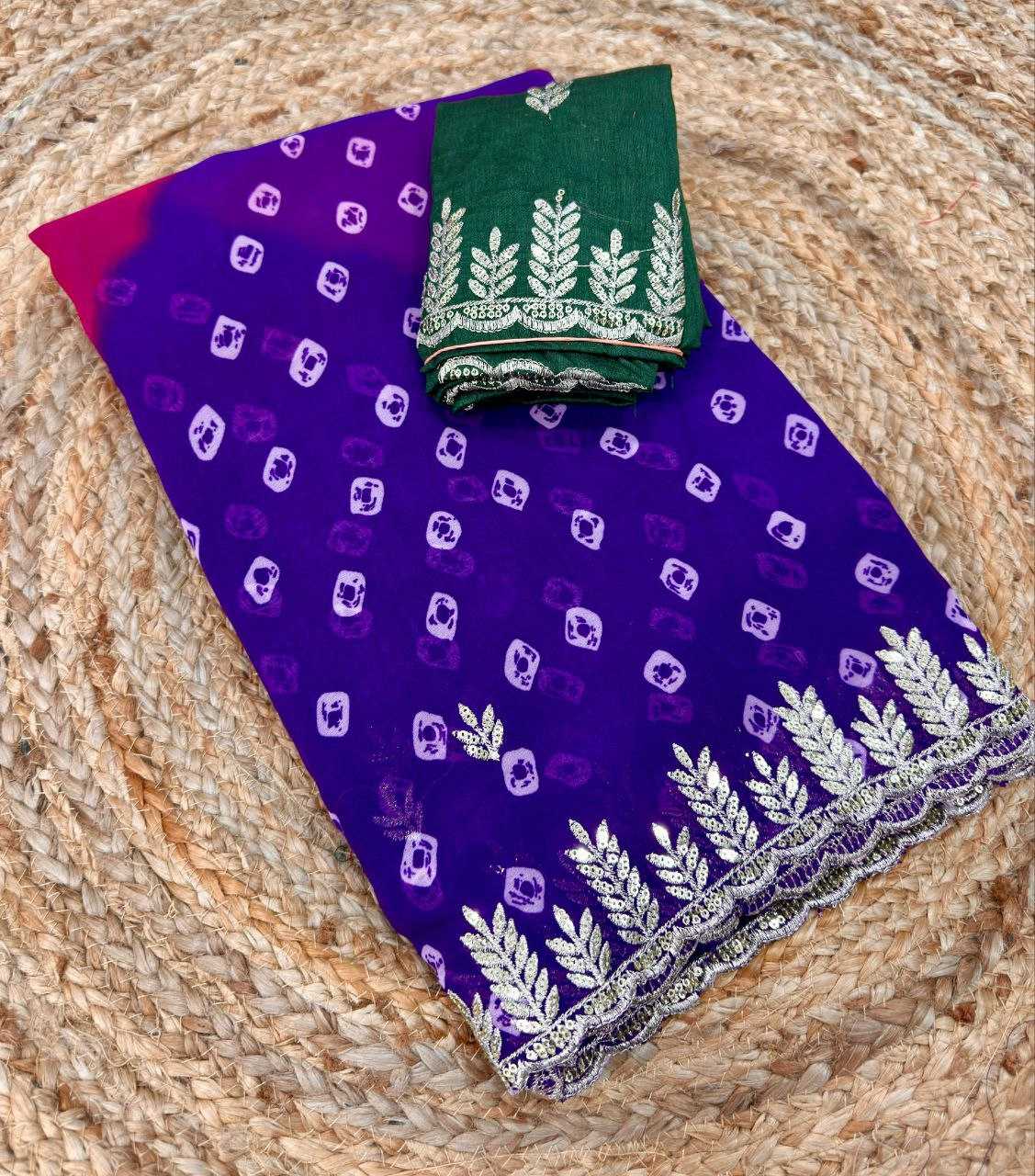 Ynf Georgette KESH511 1053 Sarees Wholesale Lace Border Sarees Traditional Sarees Zari Sarees Manufacturer- Kapda Export