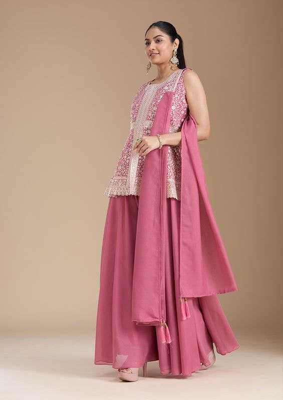 Ynf Georgette KESH552 145 Suits & Dresses Wholesale Sharara Salwar Suits Georgette Suit Designer Suits Manufacturer- Kapda Export