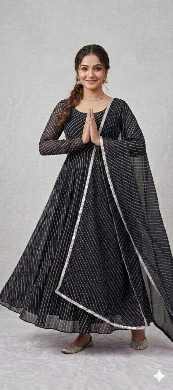 Ynf Georgette KESH552 147 Gowns Wholesale Printed Gowns Georgette Gown Designer Gowns Manufacturer- Kapda Export