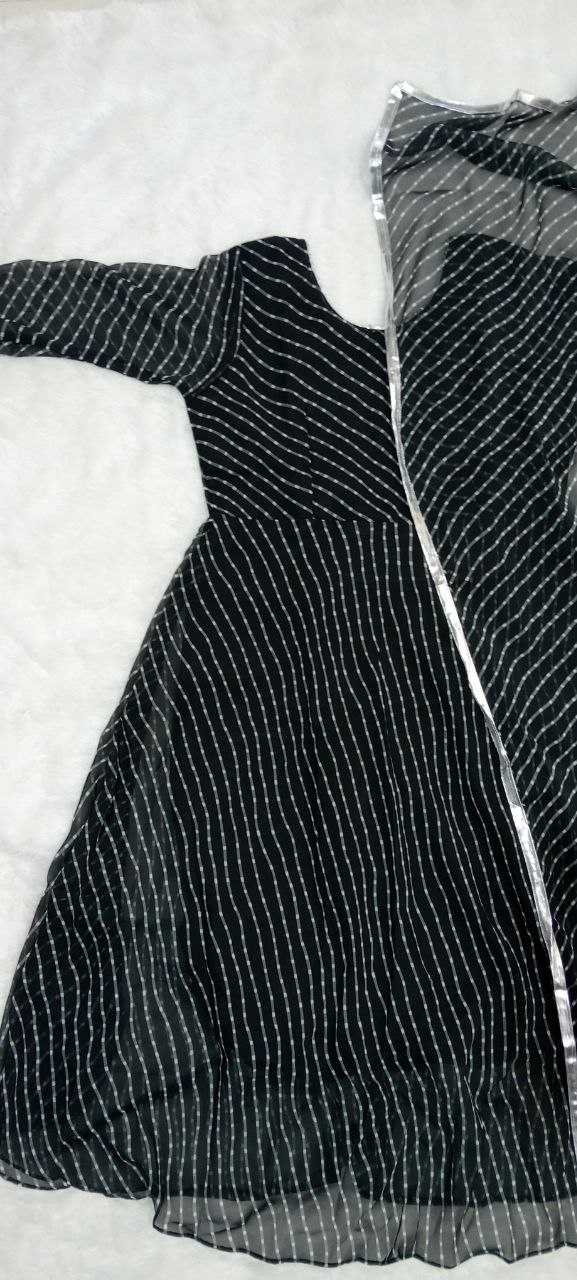 Ynf Georgette KESH552 147 Gowns Wholesale Printed Gowns Georgette Gown Designer Gowns Manufacturer- Kapda Export