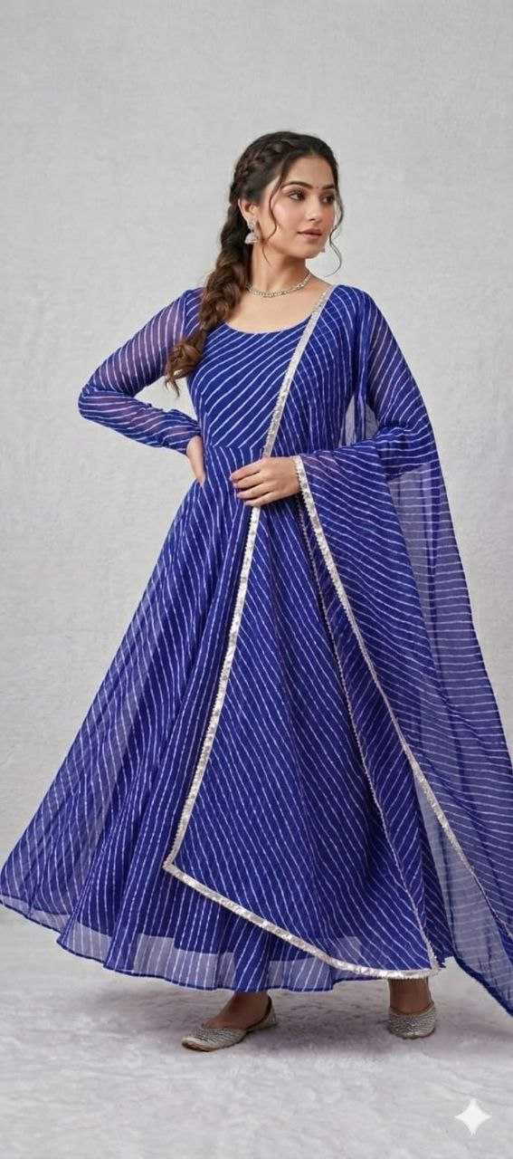 Ynf Georgette KESH552 147 Gowns Wholesale Printed Gowns Georgette Gown Designer Gowns Manufacturer- Kapda Export