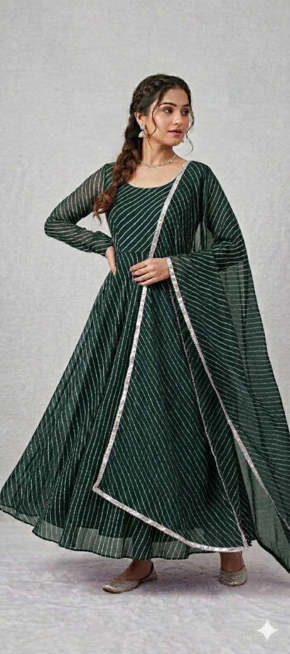 Ynf Georgette KESH552 147 Gowns Wholesale Printed Gowns Georgette Gown Designer Gowns Manufacturer- Kapda Export