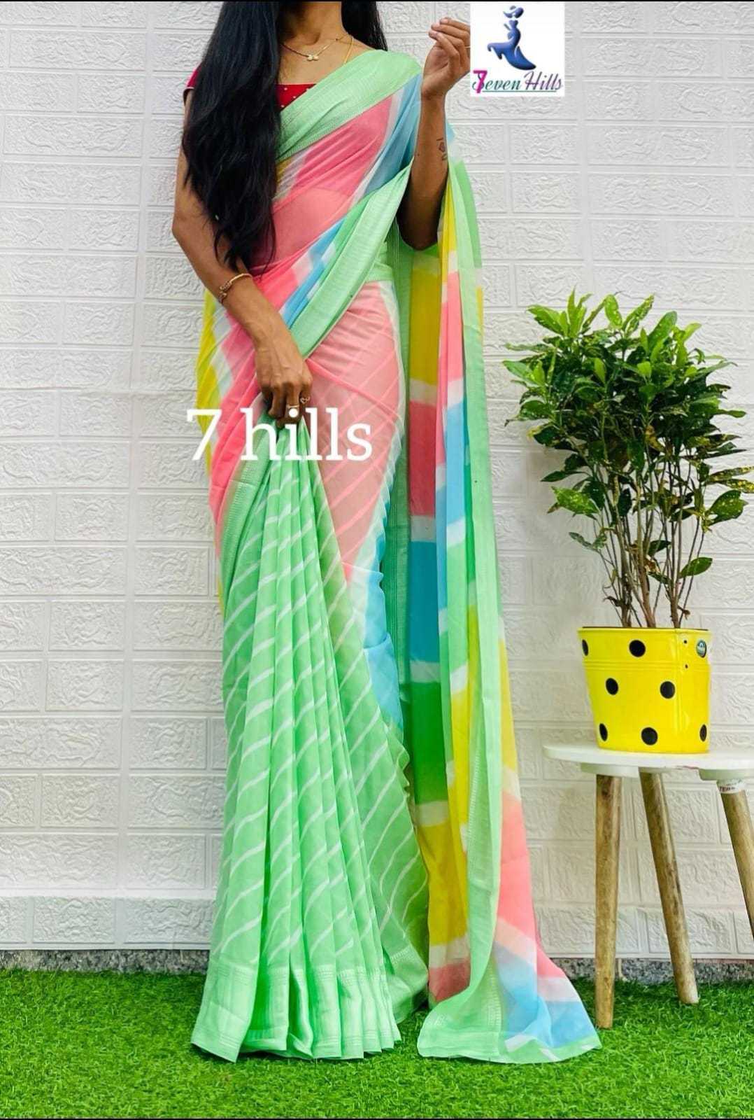 Ynf Georgette KESH575 Aamaniya Sarees Wholesale Designer Sarees Georgette Sarees Lightweight Sarees Manufacturer- Kapda Export