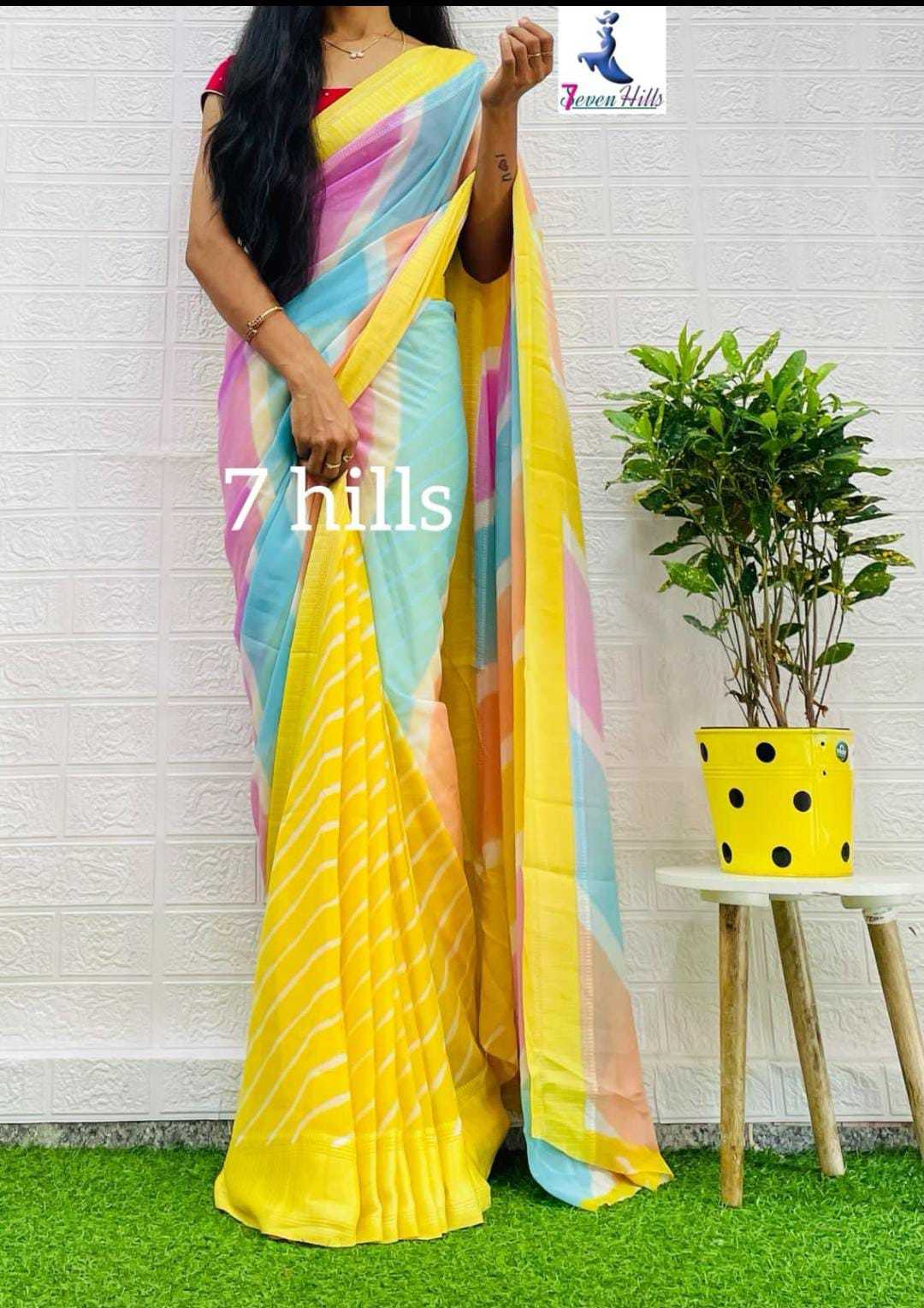 Ynf Georgette KESH575 Aamaniya Sarees Wholesale Designer Sarees Georgette Sarees Lightweight Sarees Manufacturer- Kapda Export