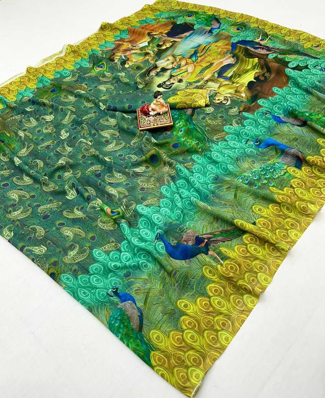 Ynf Georgette KESH649 Kainat Sarees Wholesale Designer Sarees Printed Sarees Georgette Sarees Manufacturer- Kapda Export