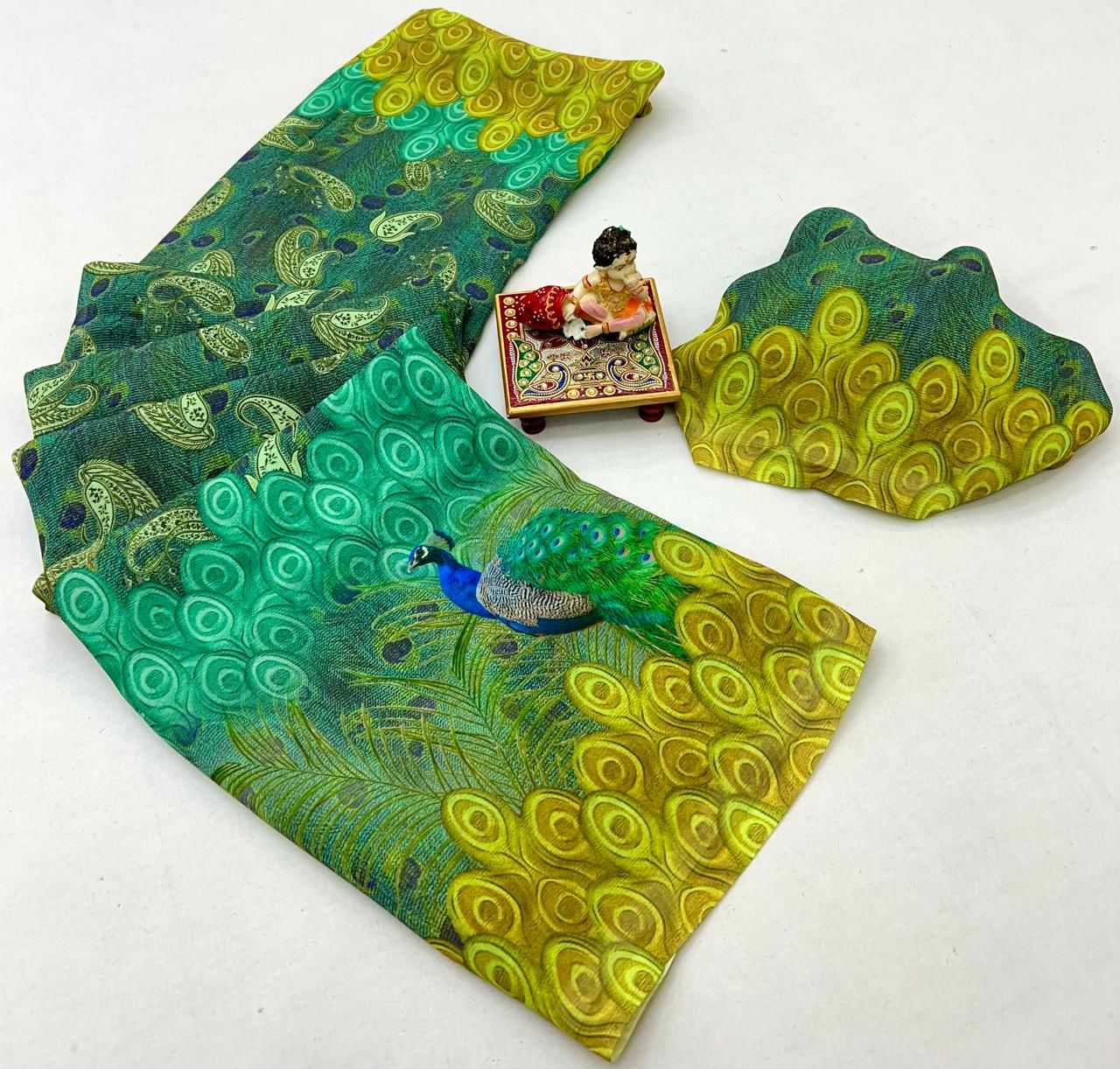 Ynf Georgette KESH649 Kainat Sarees Wholesale Designer Sarees Printed Sarees Georgette Sarees Manufacturer- Kapda Export