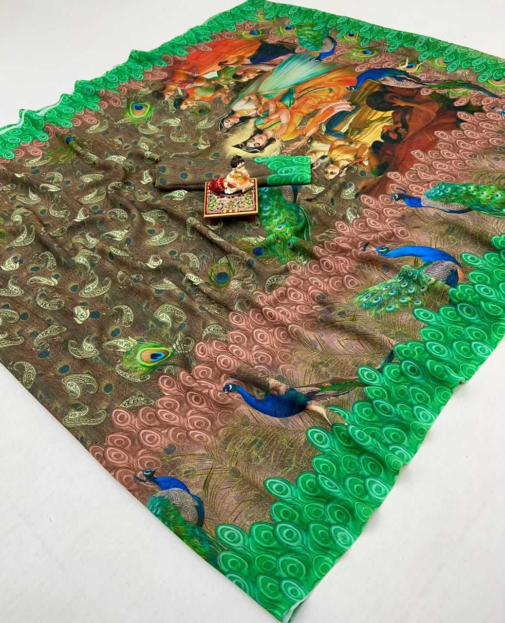 Ynf Georgette KESH649 Kainat Sarees Wholesale Designer Sarees Printed Sarees Georgette Sarees Manufacturer- Kapda Export