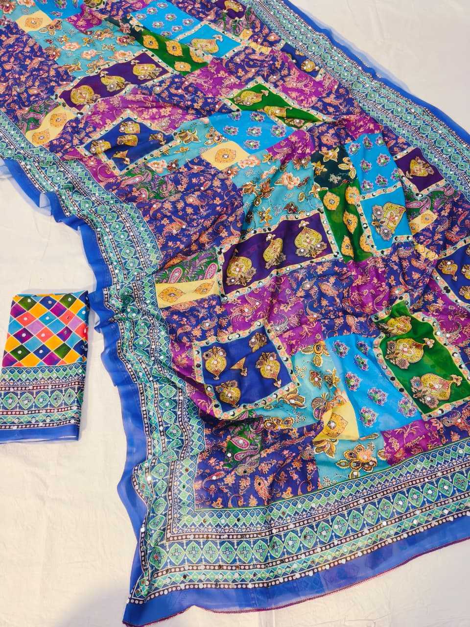 Ynf Georgette KESH673 RAJ GHARANA Sarees Wholesale Designer Sarees Printed Sarees Georgette Sarees Manufacturer- Kapda Export