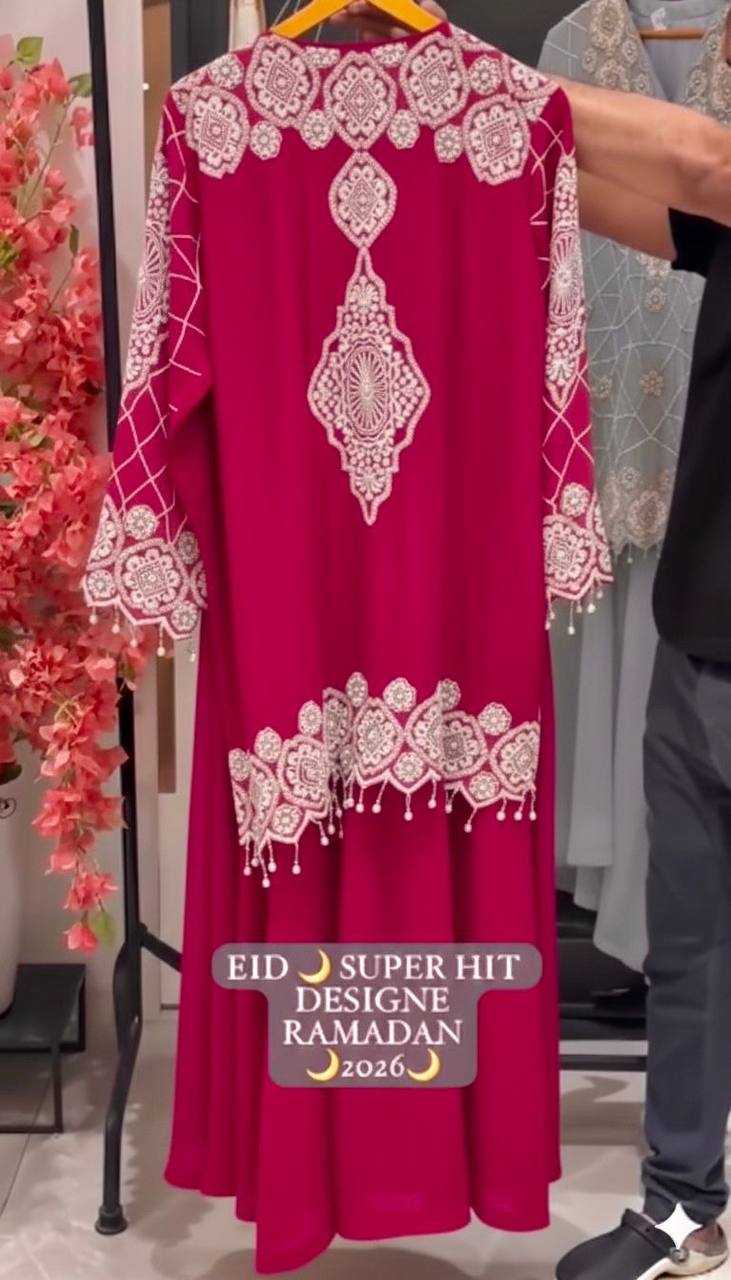 Ynf Georgette KESH678 LG-2063 Suits & Dresses Islamic Clothing Wholesale Pakistani Suits Embroidery Suits Palazzo Suit Manufacturer- Kapda Export