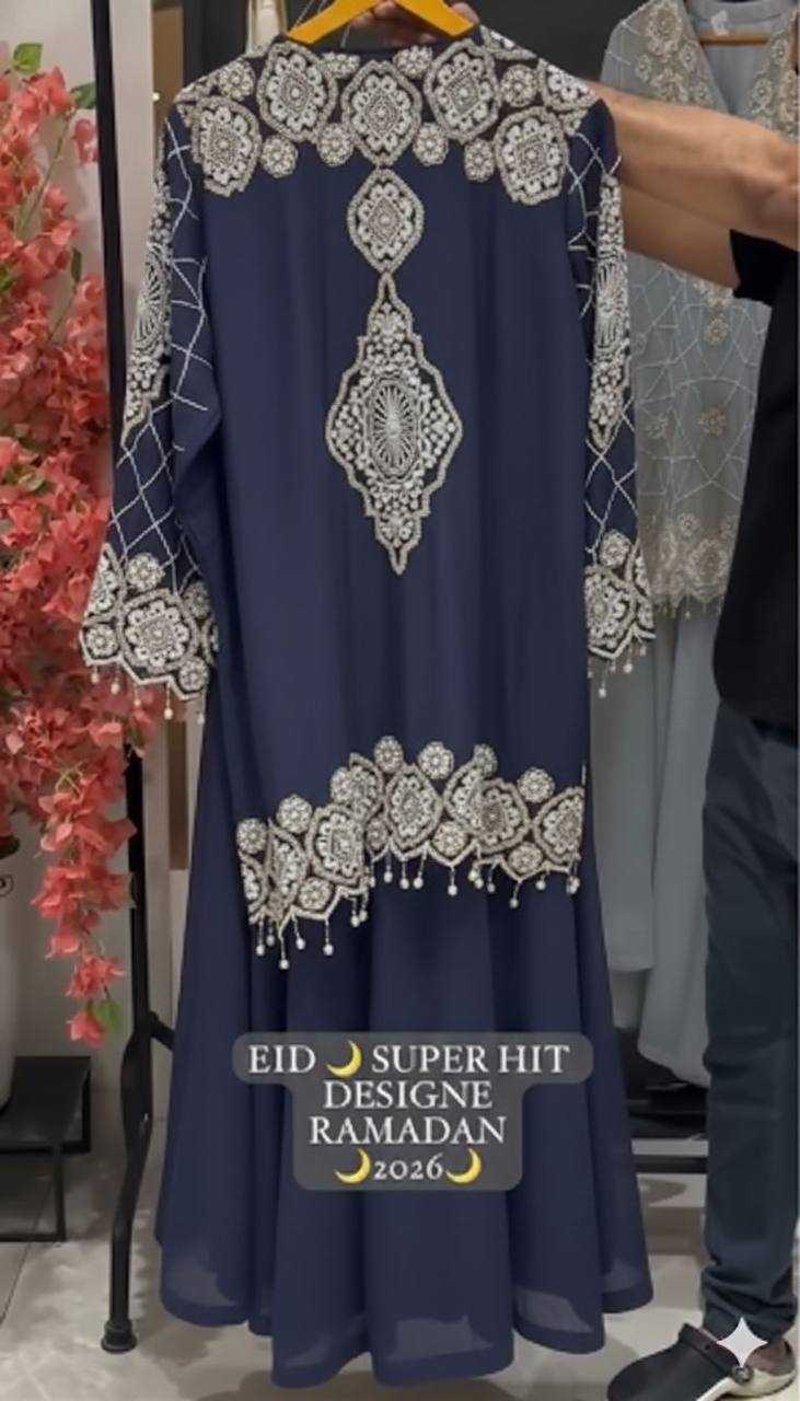 Ynf Georgette KESH678 LG-2063 Suits & Dresses Islamic Clothing Wholesale Pakistani Suits Embroidery Suits Palazzo Suit Manufacturer- Kapda Export