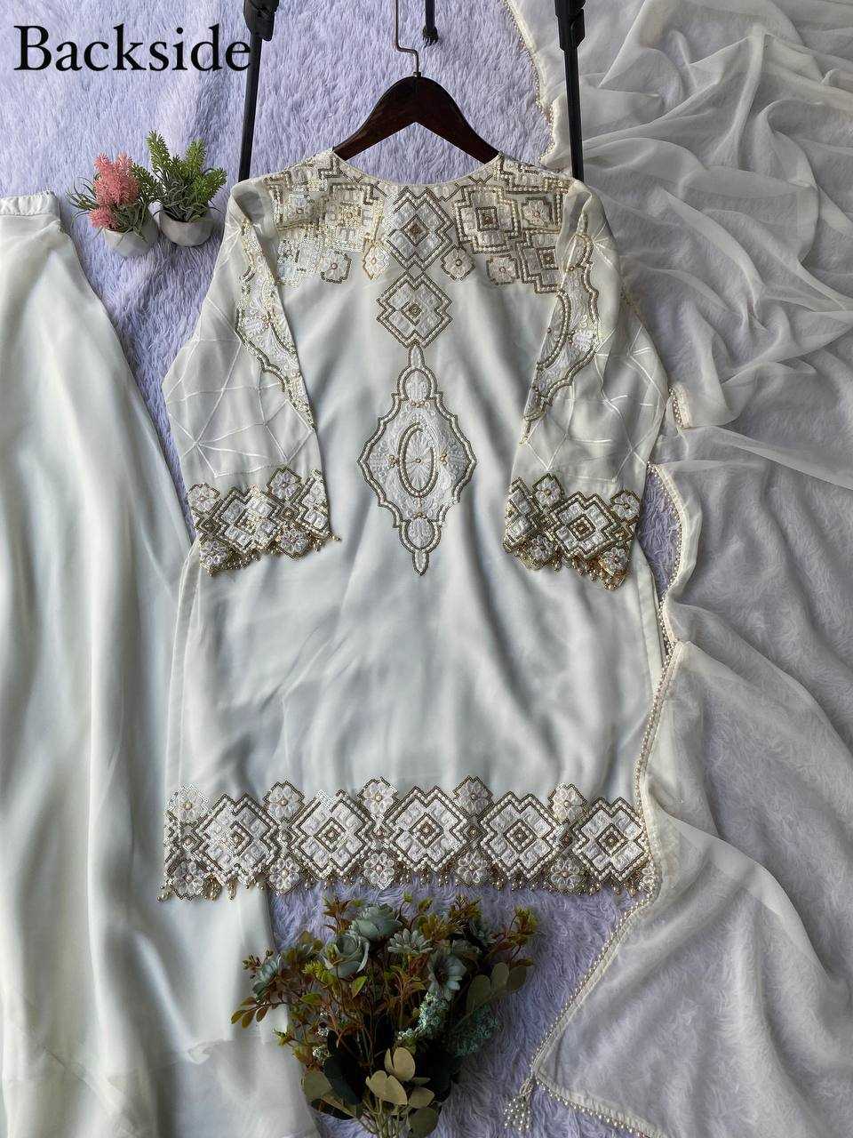 Ynf Georgette KESH678 LG-2063 Suits & Dresses Islamic Clothing Wholesale Pakistani Suits Embroidery Suits Palazzo Suit Manufacturer- Kapda Export