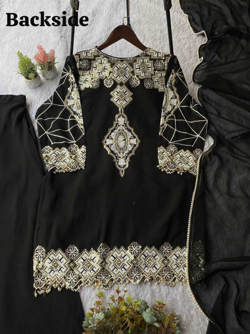 Ynf Georgette KESH678 LG-2063 Suits & Dresses Islamic Clothing Wholesale Pakistani Suits Embroidery Suits Palazzo Suit Manufacturer- Kapda Export