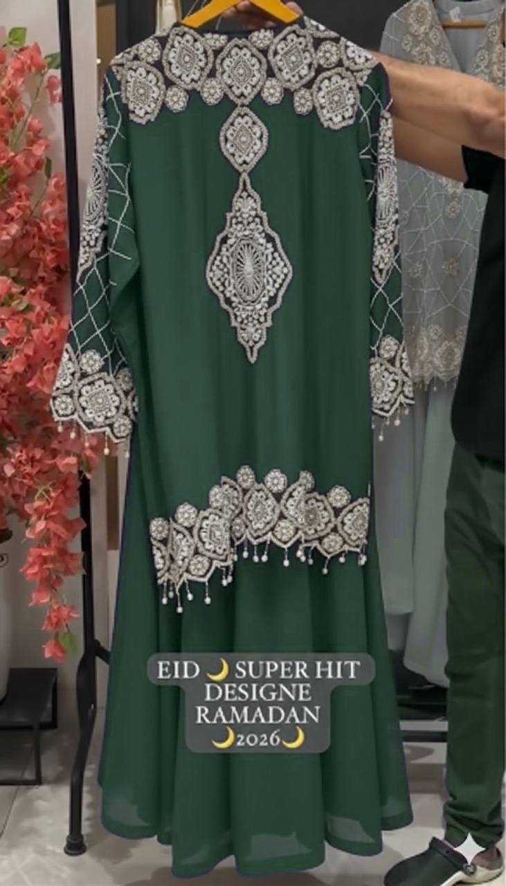 Ynf Georgette KESH678 LG-2063 Suits & Dresses Islamic Clothing Wholesale Pakistani Suits Embroidery Suits Palazzo Suit Manufacturer- Kapda Export