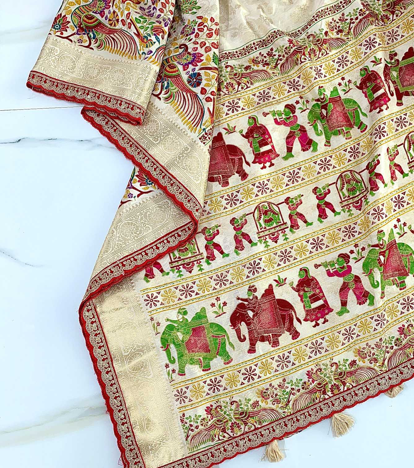 Ynf Georgette KESH737 Laibaah Sarees Festive Collections Wholesale Printed Sarees Georgette Sarees Onam Collections Manufacturer- Kapda Export