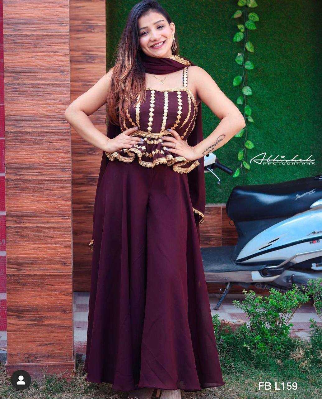 Ynf Georgette RIN213 L159 Suits & Dresses Wholesale Palazzo Suit Georgette Suit Designer Suits Manufacturer- Kapda Export