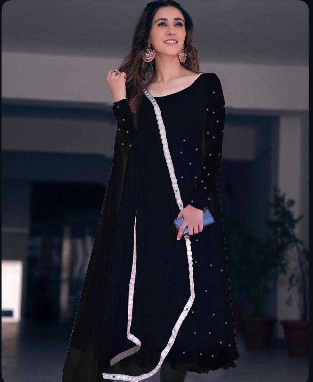 Ynf Georgette RIN213 L53 Suits & Dresses Wholesale Georgette Suit Designer Suits Ethnic Dresses Manufacturer- Kapda Export