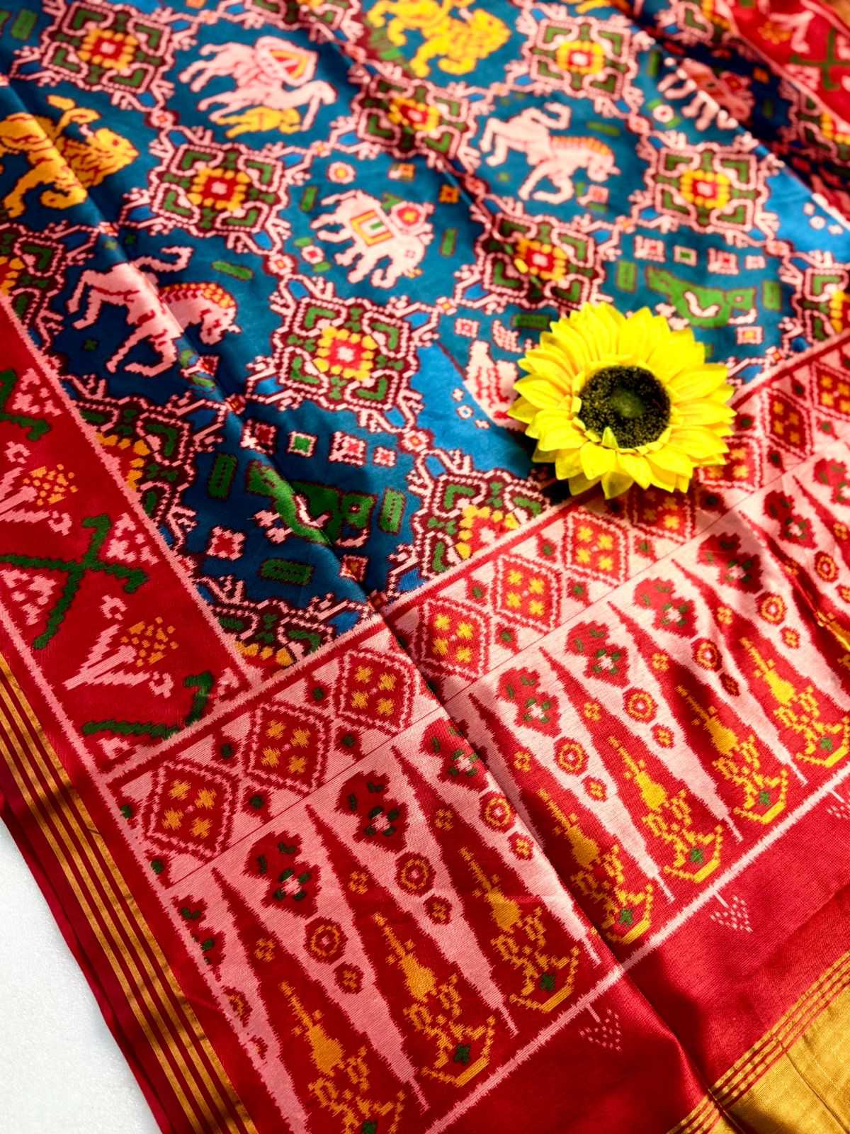 Ynf Handloom Silk KESH576 Pavitra Patola vol-1 Sarees Festive Collections Wholesale Silk Sarees Festive Sarees Sarees With Blouse Manufacturer- Kapda Export