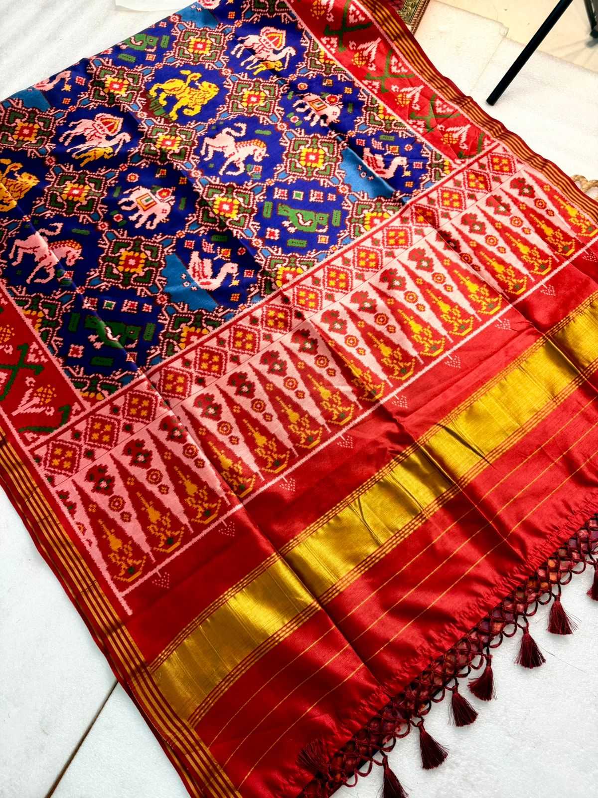 Ynf Handloom Silk KESH576 Pavitra Patola vol-1 Sarees Festive Collections Wholesale Silk Sarees Festive Sarees Sarees With Blouse Manufacturer- Kapda Export