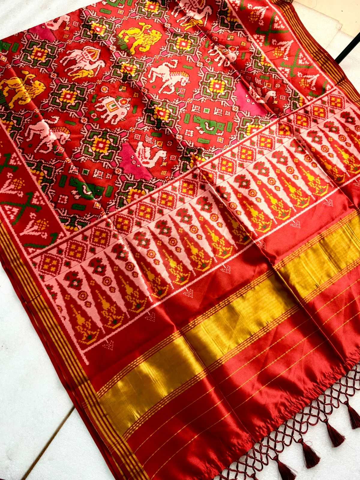 Ynf Handloom Silk KESH576 Pavitra Patola vol-1 Sarees Festive Collections Wholesale Silk Sarees Festive Sarees Sarees With Blouse Manufacturer- Kapda Export
